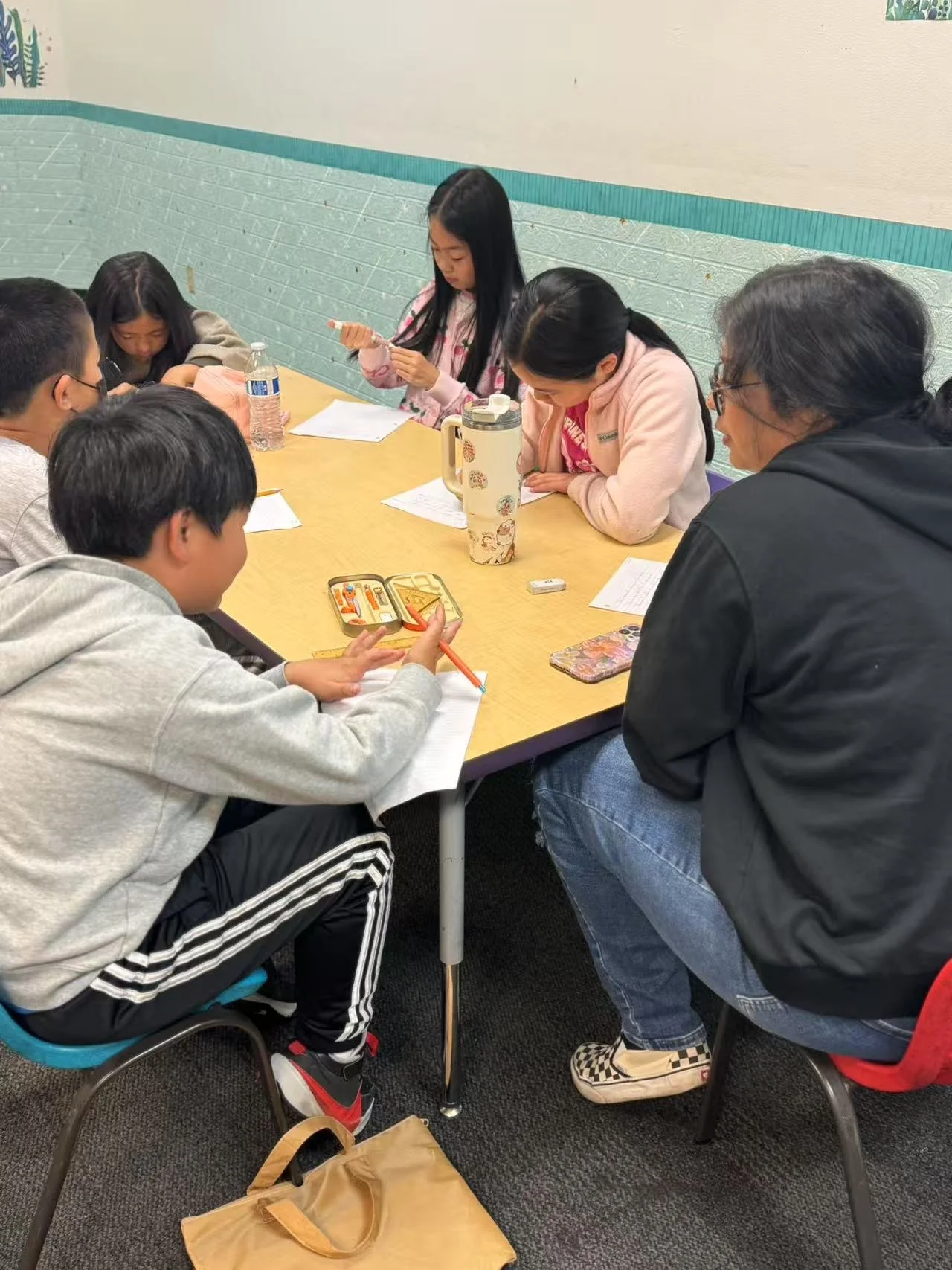 Students in classroom learning
